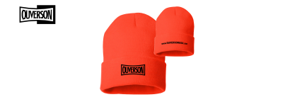 Ouverson Orange Cuffed Beanie