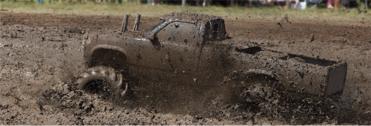 Tim Cameron Racing boucner in action